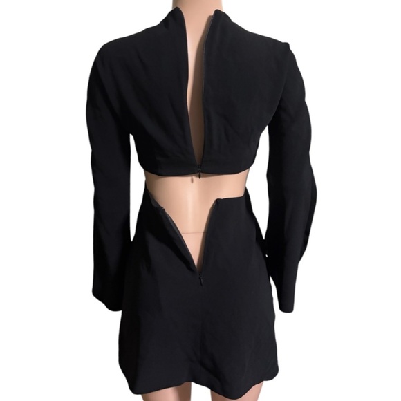 5à7 CINQ A SEPT Women’s Cut Out Black Mini Dress - Picture 11 of 15